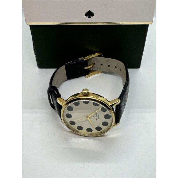 Kate Spade New York 0107 Women\'s Black Leather Analog Dial Quartz Watch JNA166 main image 6
